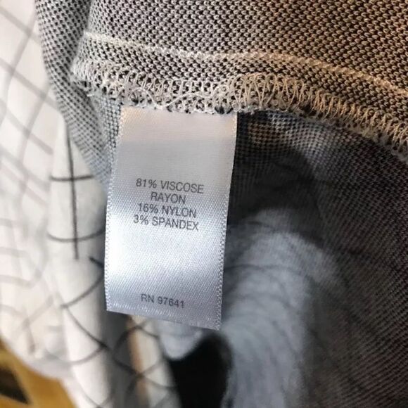 J. Jill Women's Ponte Knit 3/4 Sleeve Off White / Black Dress - Size S - Picture 7 of 9